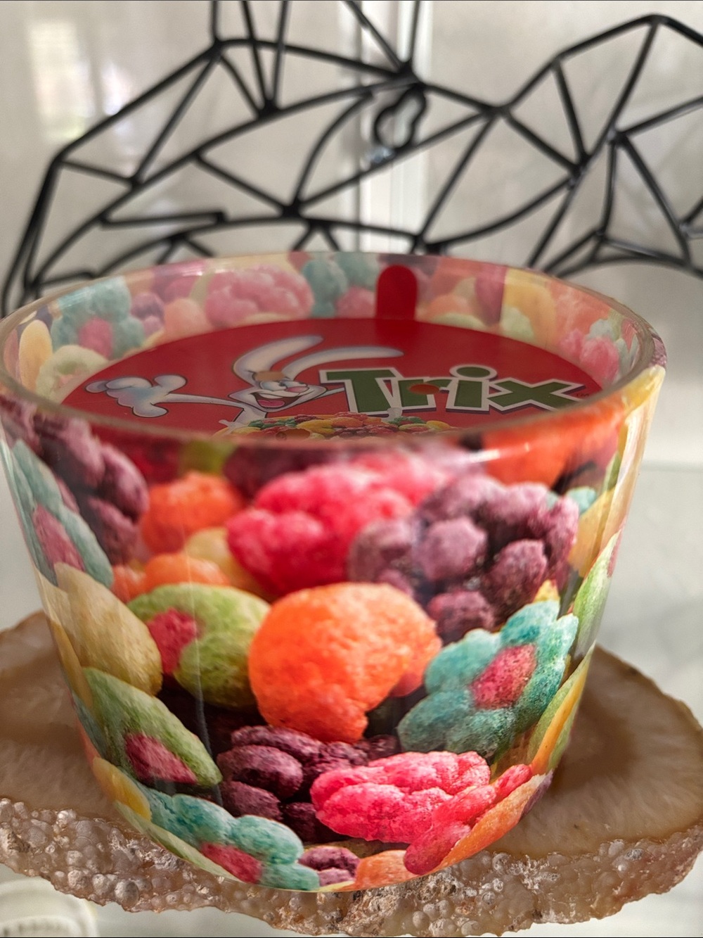 Yankee Candle brand Soy blend  Trix Cereal Candle